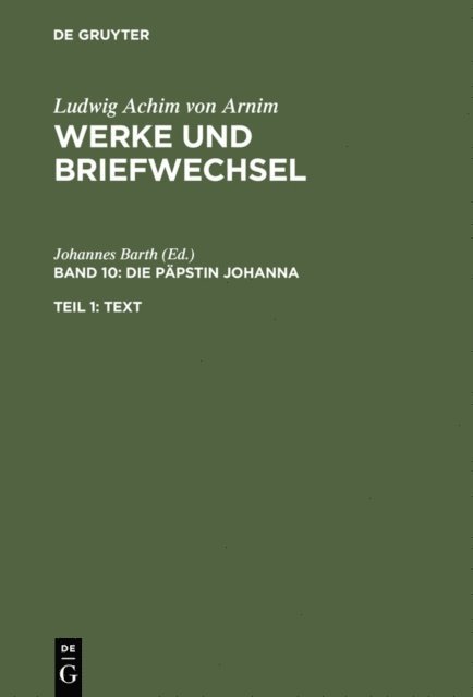 Johannes Barth - Die Päpstin Johanna, E-bok