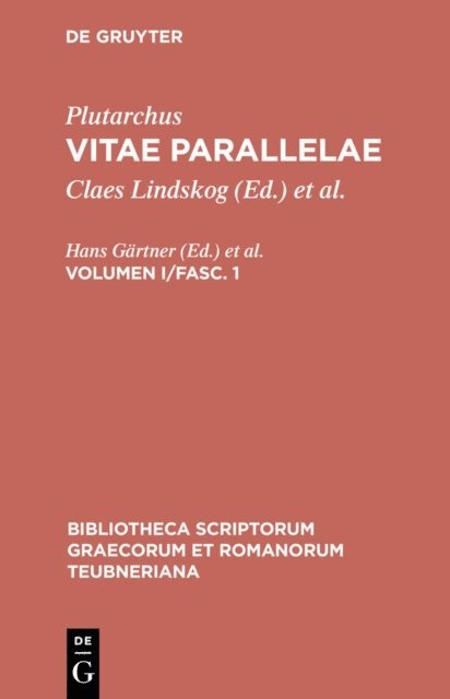 Plutarchus, Konrat Ziegler, Hans Gartner - Vitae parallelae, E-bok