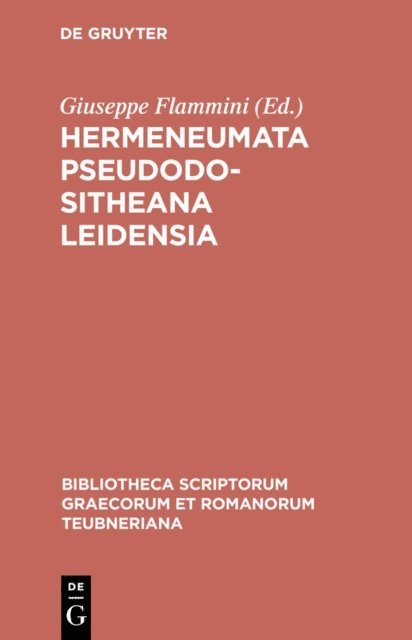 Giuseppe Flammini - Hermeneumata Pseudodositheana Leidensia, E-bok