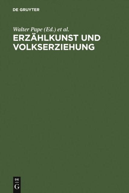 Silvia Serena Tschopp, Hellmut Thomke, Walter Pape - Erzählkunst und Volkserziehung, E-bok