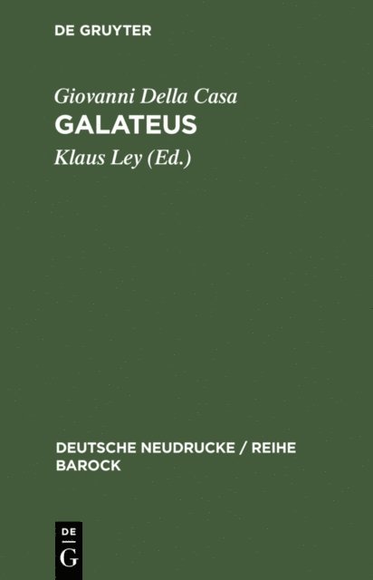 Klaus Ley - Galateus, E-bok
