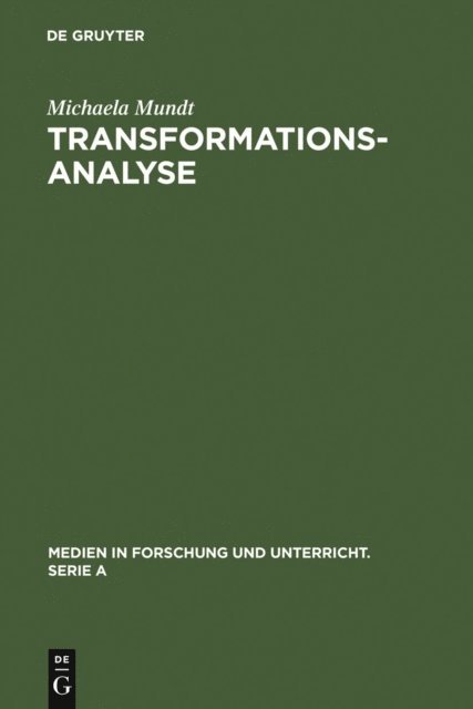Michaela Mundt - Transformationsanalyse, E-bok