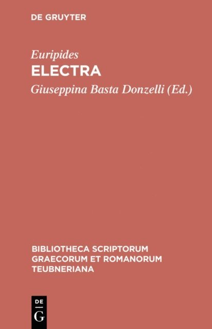 Euripides, Giuseppina Basta Donzelli - Electra, E-bok