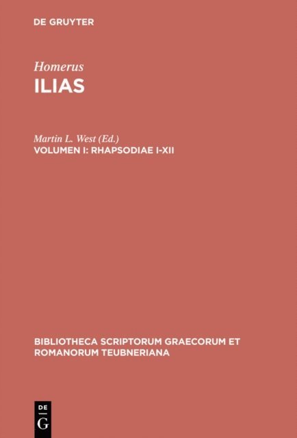 Homerus, Martin L. West - Rhapsodiae I-XII, E-bok