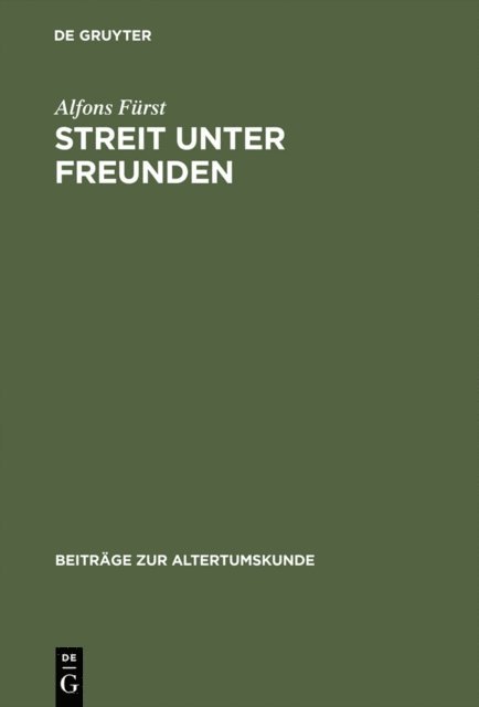 Alfons Furst - Streit unter Freunden, E-bok