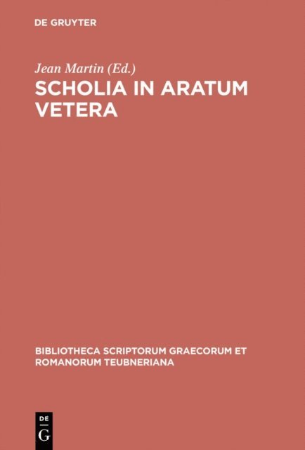 Jean Martin - Scholia in Aratum vetera, E-bok