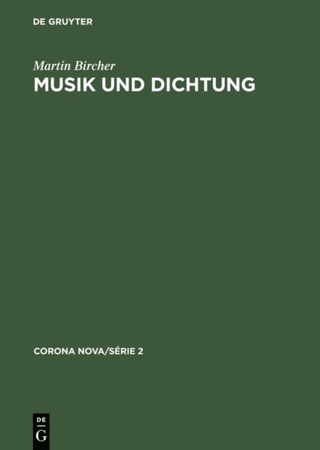 Martin Bircher - Musik und Dichtung, E-bok