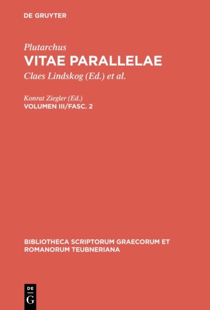 Plutarchus, Konrat Ziegler - Vitae parallelae, E-bok