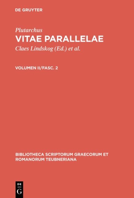 Plutarchus, Hans Gartner, Konrat Ziegler, Claes Lindskog - Vitae parallelae, E-bok