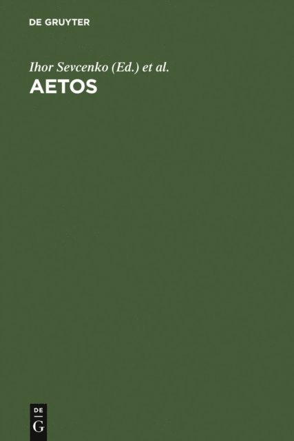 Irmgard Hutter, Ihor Sevcenko - AETOS, E-bok