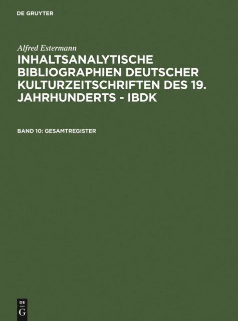 Alfred Estermann - Gesamtregister, E-bok