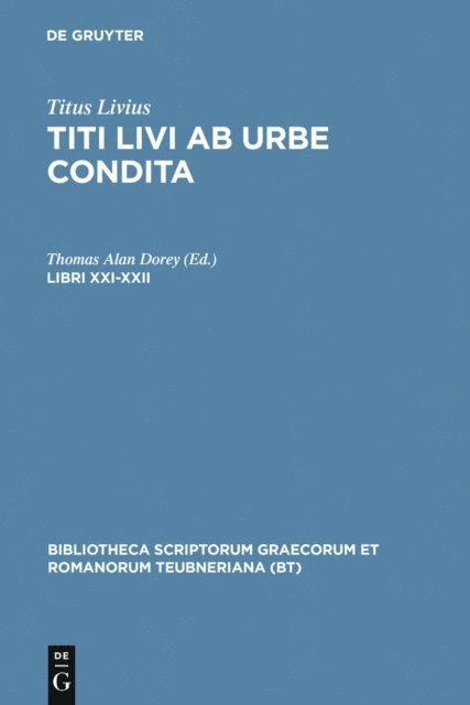 Titus Livius, Thomas Alan Dorey - Libri XXI-XXII, E-bok