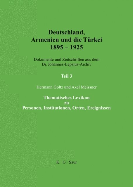 Hermann Goltz - Thematisches Lexikon zu Personen, Institutionen, Orten, Ereignissen, E-bok