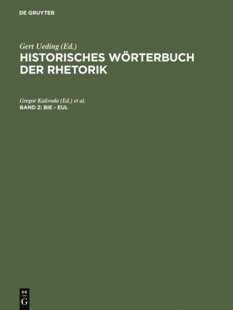 Franz-Huber Robling, Heike Mayer, Gregor Kalivoda - Bie - Eul, E-bok