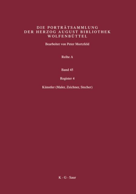 Herzog August Bibliothek, Peter Mortzfeld - Register 4, E-bok