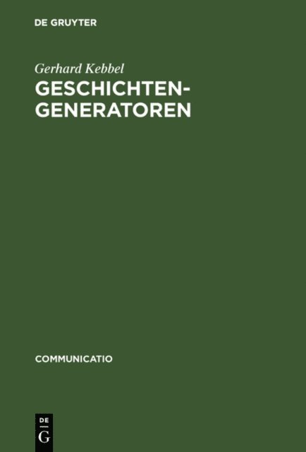 Gerhard Kebbel - Geschichtengeneratoren, E-bok