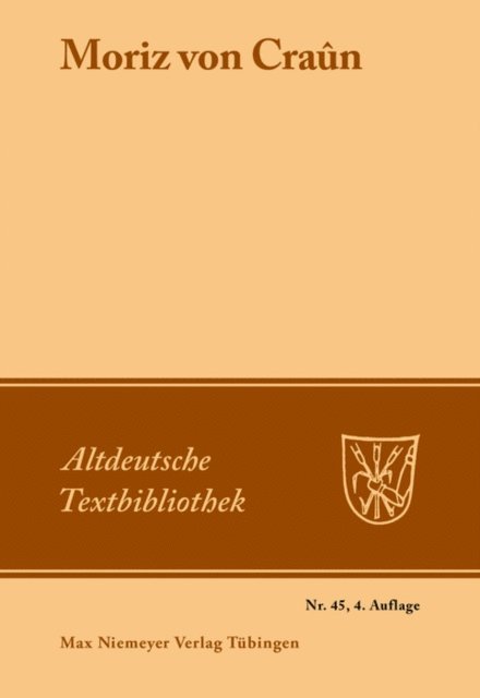 Ulrich Pretzel - Moriz von Craûn, E-bok