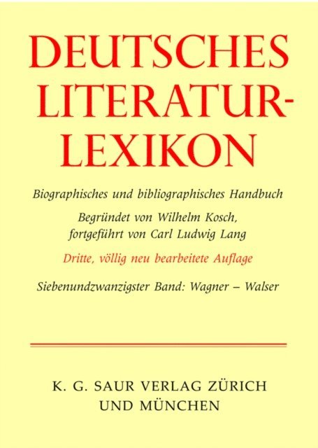 Wagner - Walser, E-bok