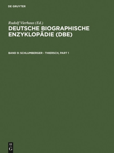 Rudolf Vierhaus - Schlumberger - Thiersch, E-bok