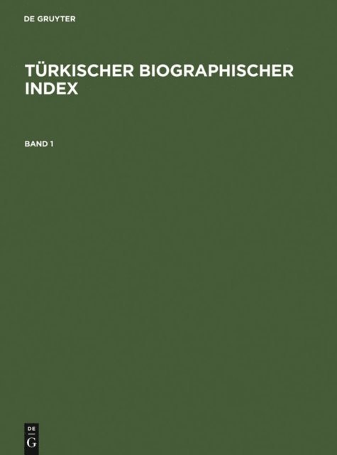 Turkischer Biographischer Index, E-bok