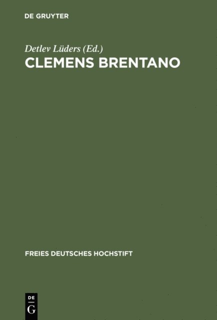Detlev Luders - Clemens Brentano, E-bok