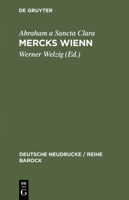 Werner Welzig - Mercks Wienn, E-bok