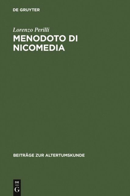 Lorenzo Perilli - Menodoto di Nicomedia, E-bok