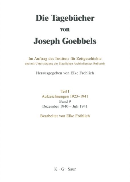 Elke Frohlich - Dezember 1940 - Juli 1941, E-bok
