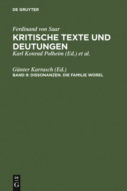 Gunter Karrasch - Dissonanzen. Die Familie Worel, E-bok