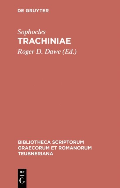Sophocles, Roger D. Dawe - Trachiniae, E-bok