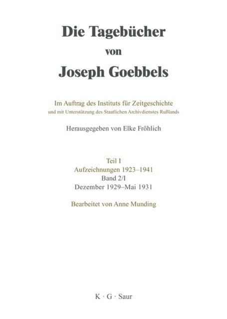 Anne Munding - Dezember 1929 - Mai 1931, E-bok