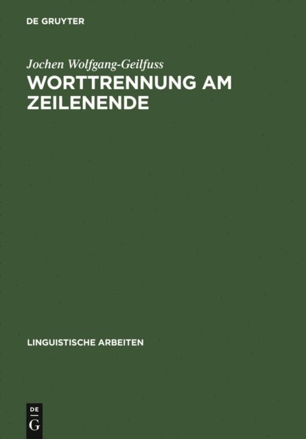 Jochen Wolfgang-Geilfuss - Worttrennung am Zeilenende, E-bok. Tillgänglighet: Lägg i varukorg