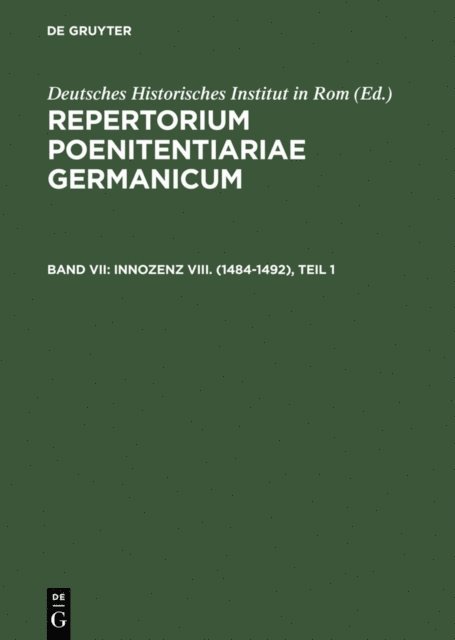 Hildegard Schneider-Schmugge, Ludwig Schmugge - Innozenz VIII. (1484-1492), E-bok