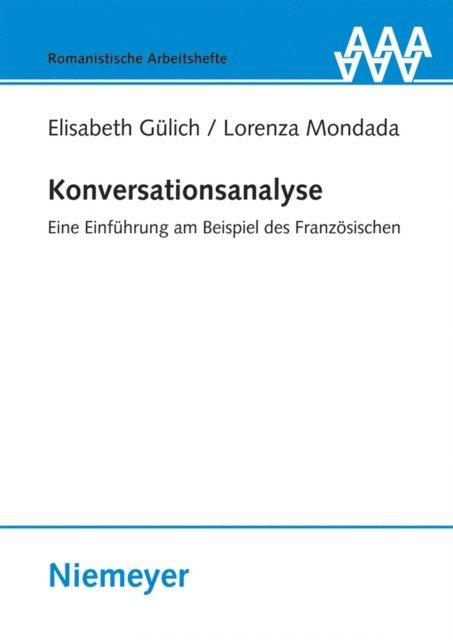 Lorenza Mondada, Elisabeth Gulich - Konversationsanalyse, E-bok