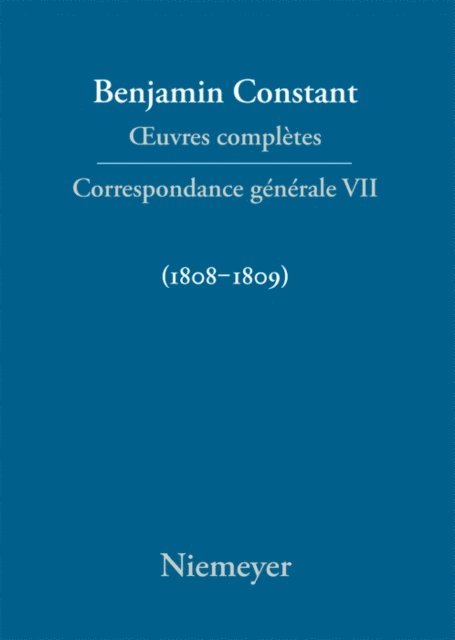 Robert Leroy, Paul Delbouille - Correspondance générale 1808–1809, E-bok