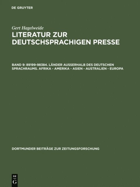 Gert Hagelweide - 89199–98384. Länder außerhalb des deutschen Sprachraums. Afrika - Amerika - Asien - Australien - Europa, E-bok
