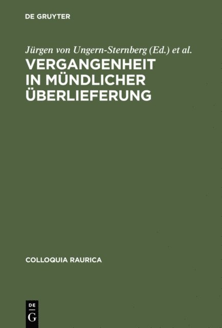 Hansjorg Reinau, Jurgen von Ungern-Sternberg - Vergangenheit in mündlicher Überlieferung, E-bok