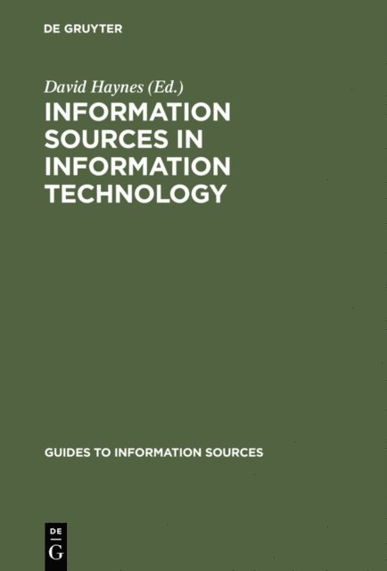 David Haynes - Information Sources in Information Technology, E-bok