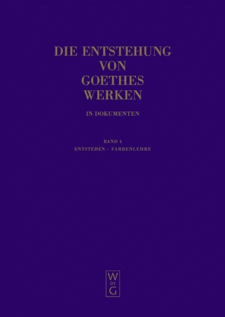 Katharina Mommsen - Entstehen - Farbenlehre, E-bok
