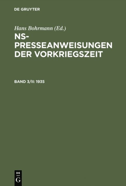 Hans Bohrmann, Gabriele Toepser-Ziegert - 1935, E-bok
