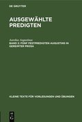 Fnf Festpredigten Augustins in Gereimter Prosa
