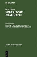 Formenlehre, Teil 2