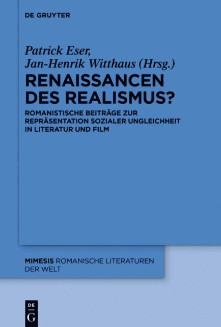 Jan-Henrik Witthaus, Patrick Eser - Renaissancen des Realismus?, E-bok