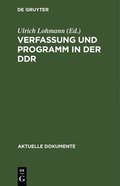Verfassung Und Programm in Der DDR