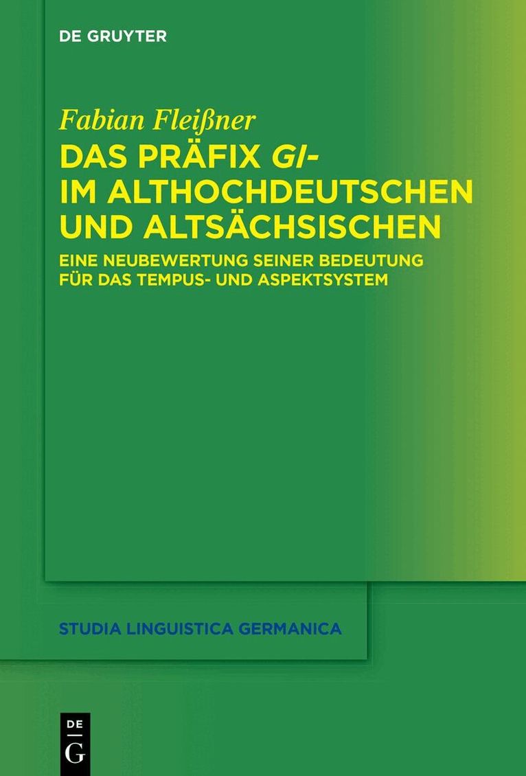 Präfix gi- im Althochdeutschen und Altsächsischen