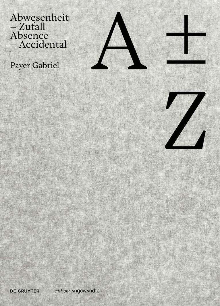 Payer Gabriel - plus minus Z, Häftad
