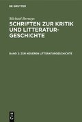 Zur Neueren Litteraturgeschichte
