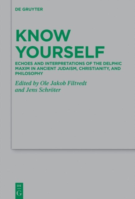 Jens Schroter, Ole Jakob Filtvedt - Know Yourself, E-bok