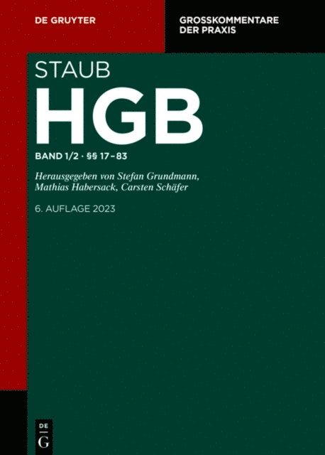 Christoph Weber, Stephan Graf, Philipp S. Fischinger, Ulrich Burgard - §§ 17-83, E-bok