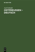 Ostpreussen - Deutsch